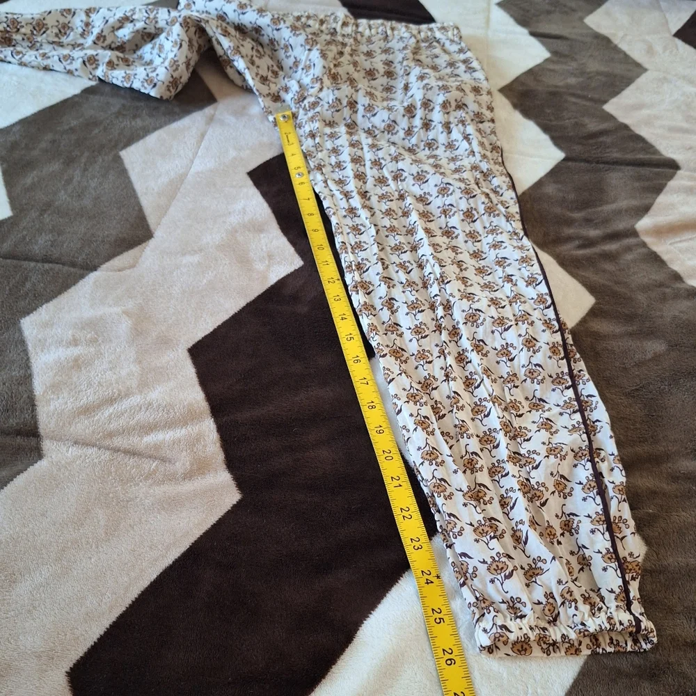 Tory Burch Printed Skinny Leg Pants